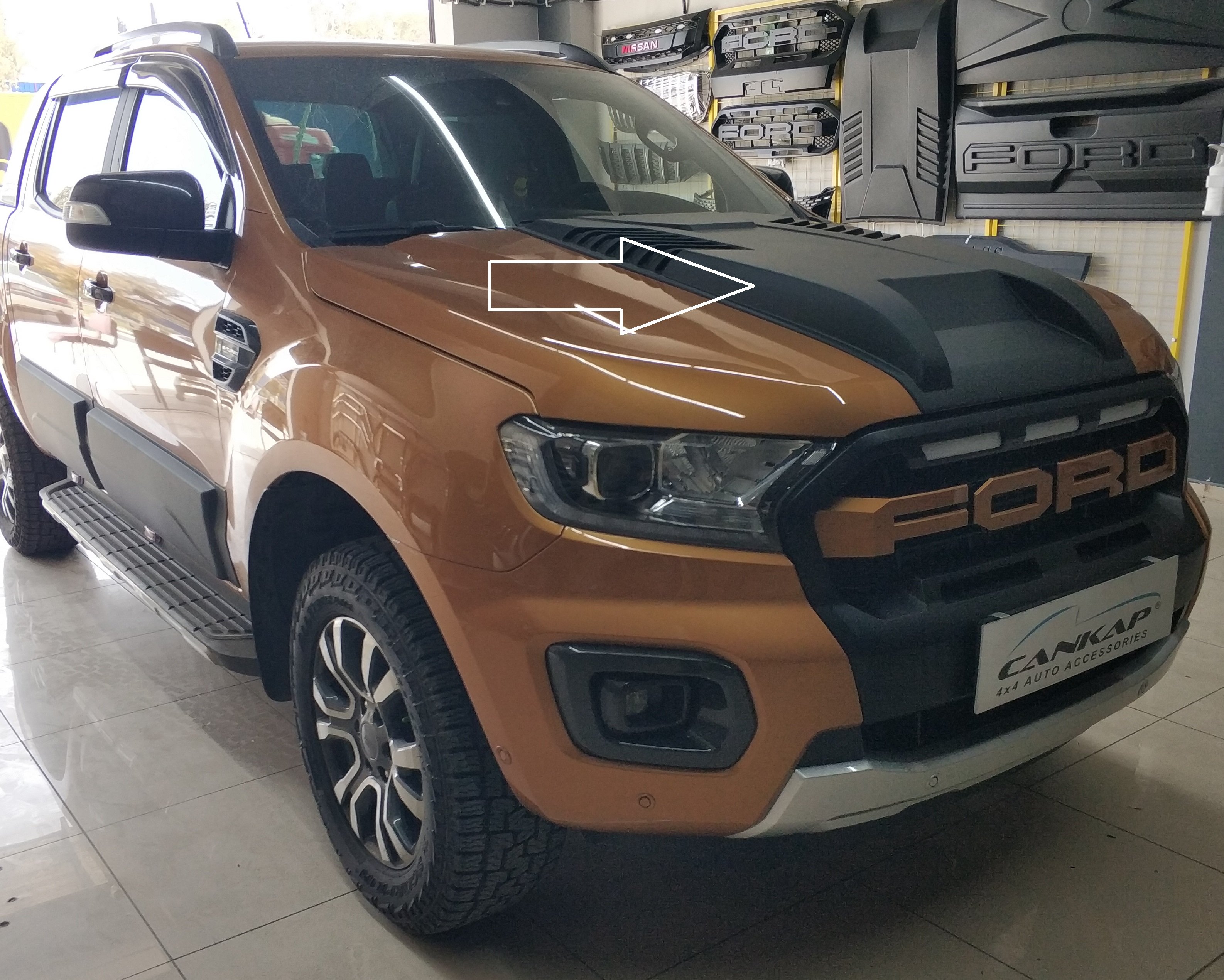 Kaput Kaplama ( Turbo Havalandırma ), Ford Ranger